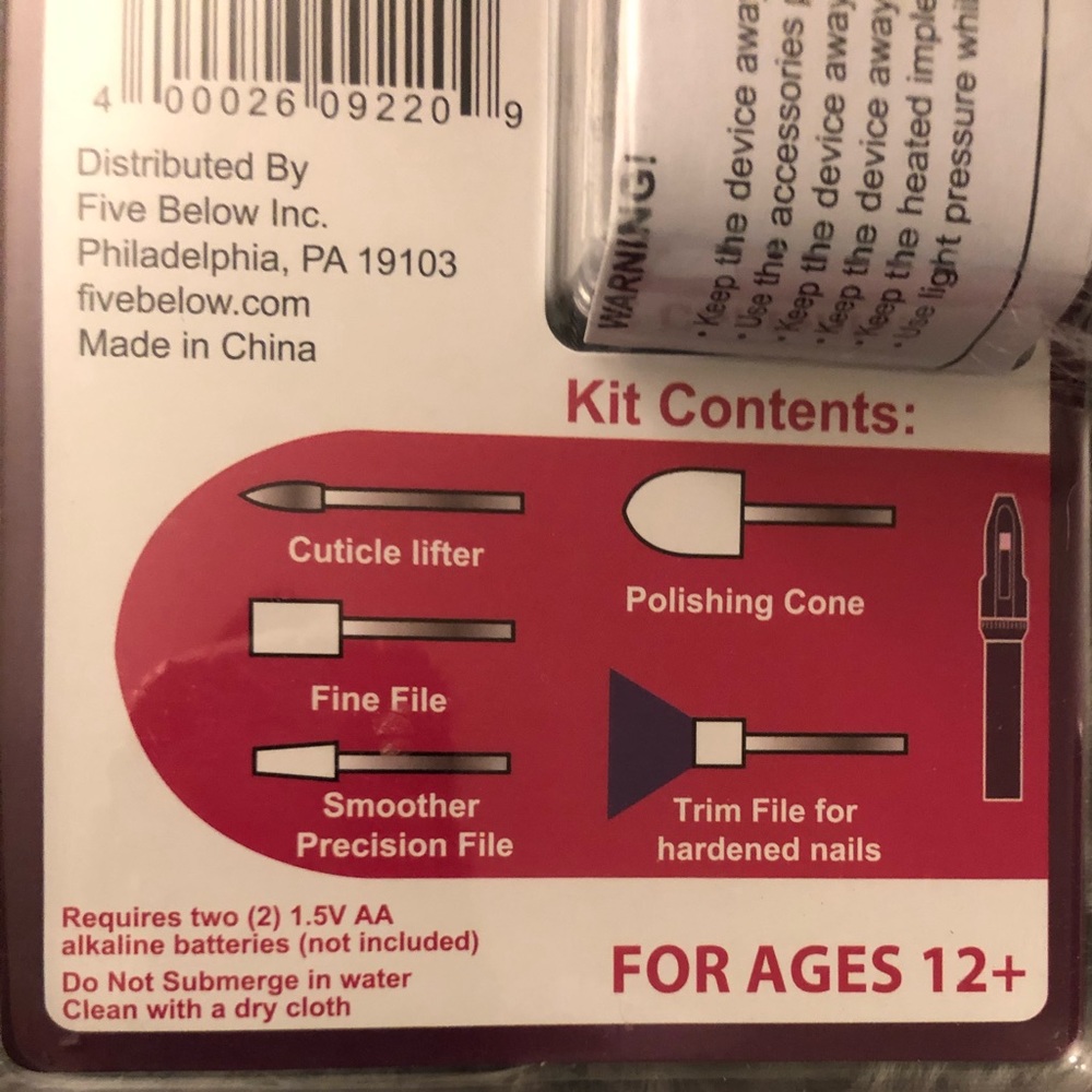 Battery Operated Nail File Kit - Picture 3 of 4